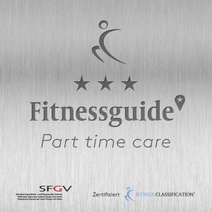 plakette fitness guide 3 sterne part time care zertifiziert 300x300